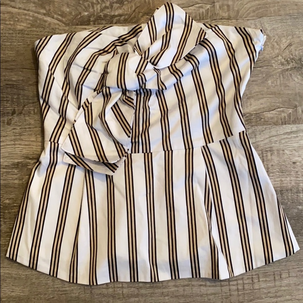 Bow dressy tube top